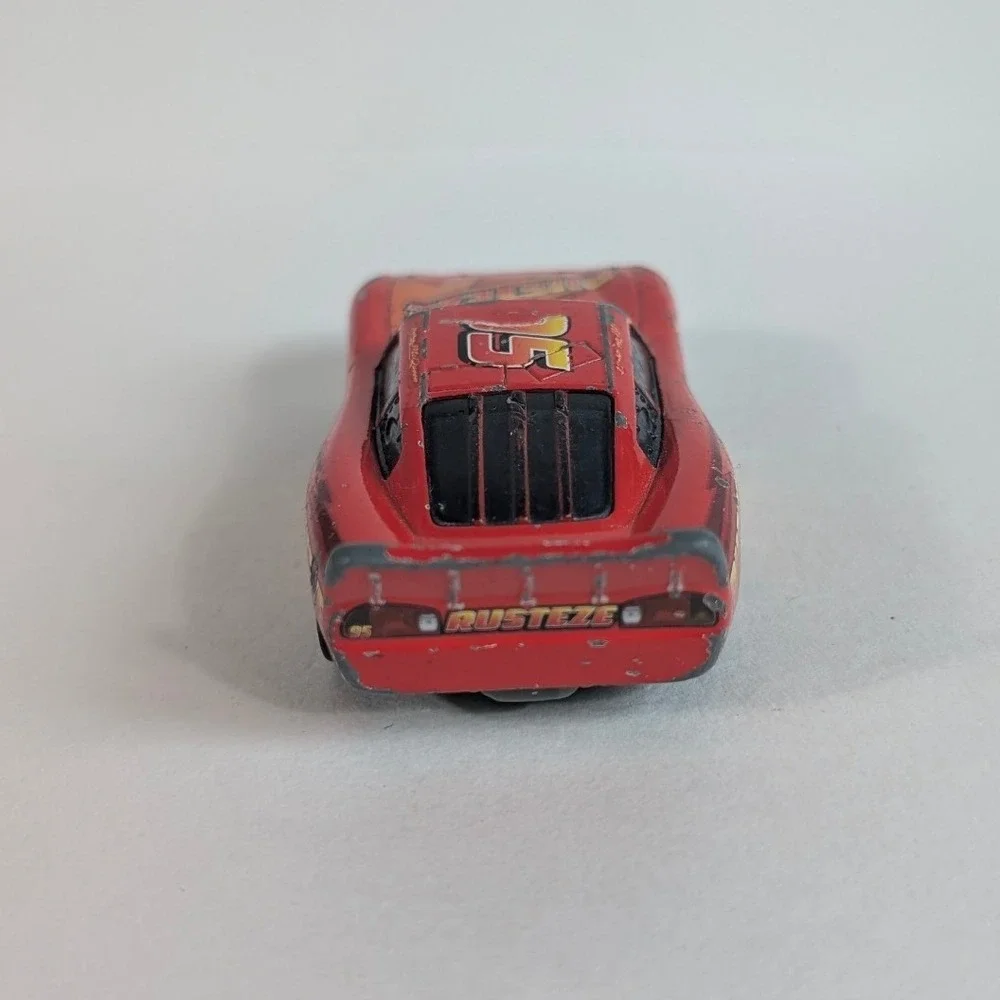 Disney Pixar Cars Lightning McQueen Rusteze Red Diecast Toy Car Mattel FGD84